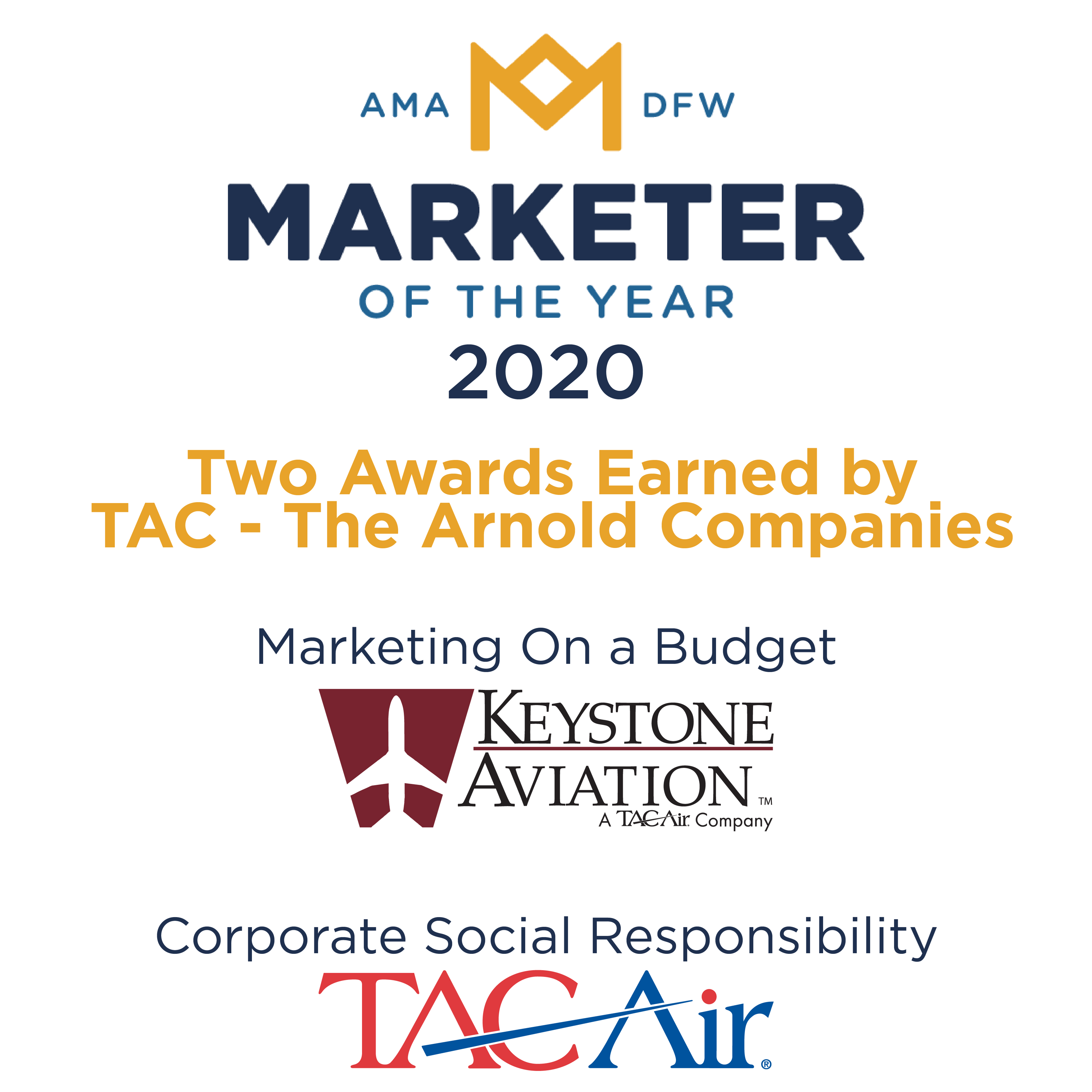 AMA DFW Marketer Of The Year: TAC Earns Two Awards