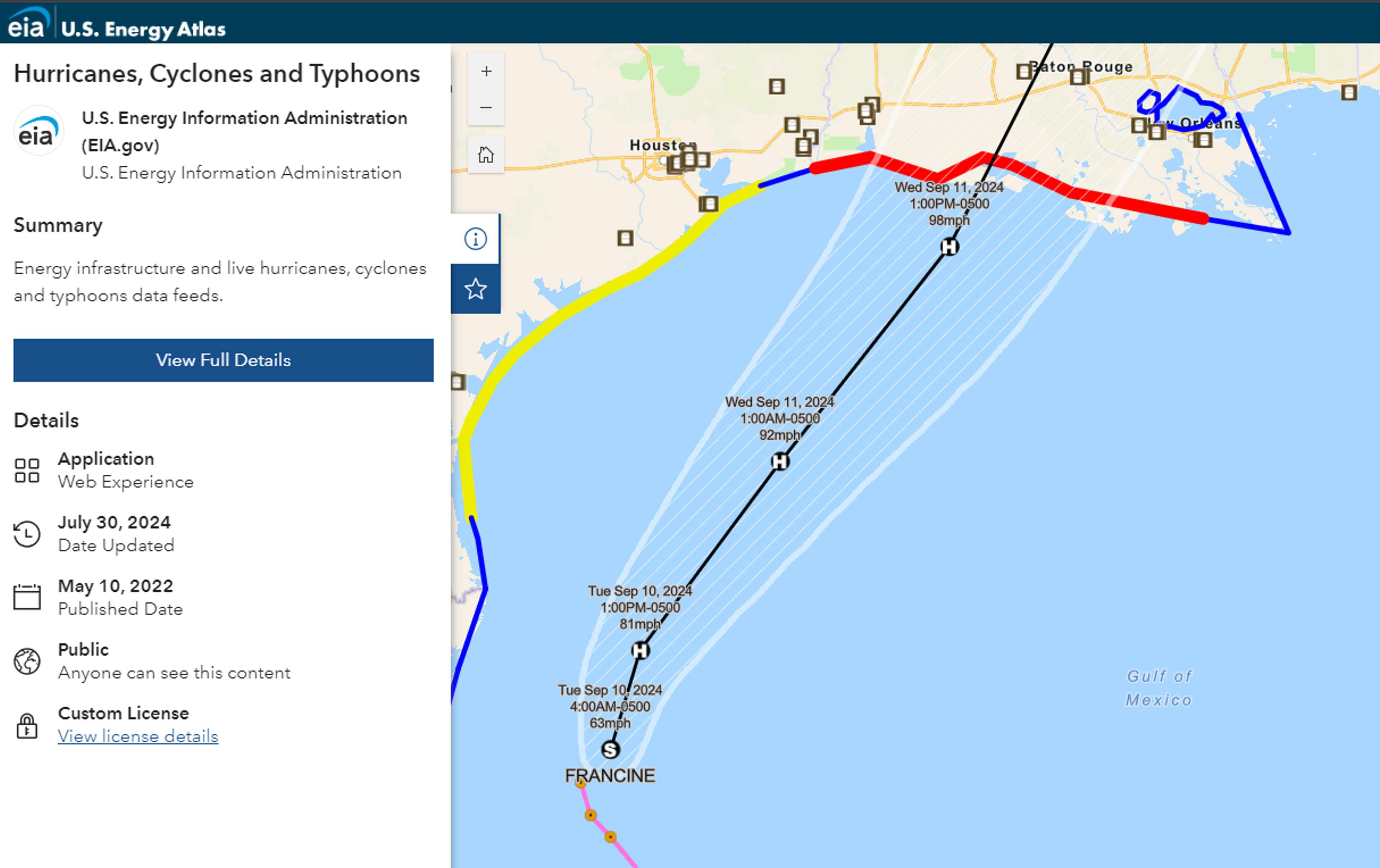 The Entire Texas And Louisiana Coastlines Are Under Storm Warnings