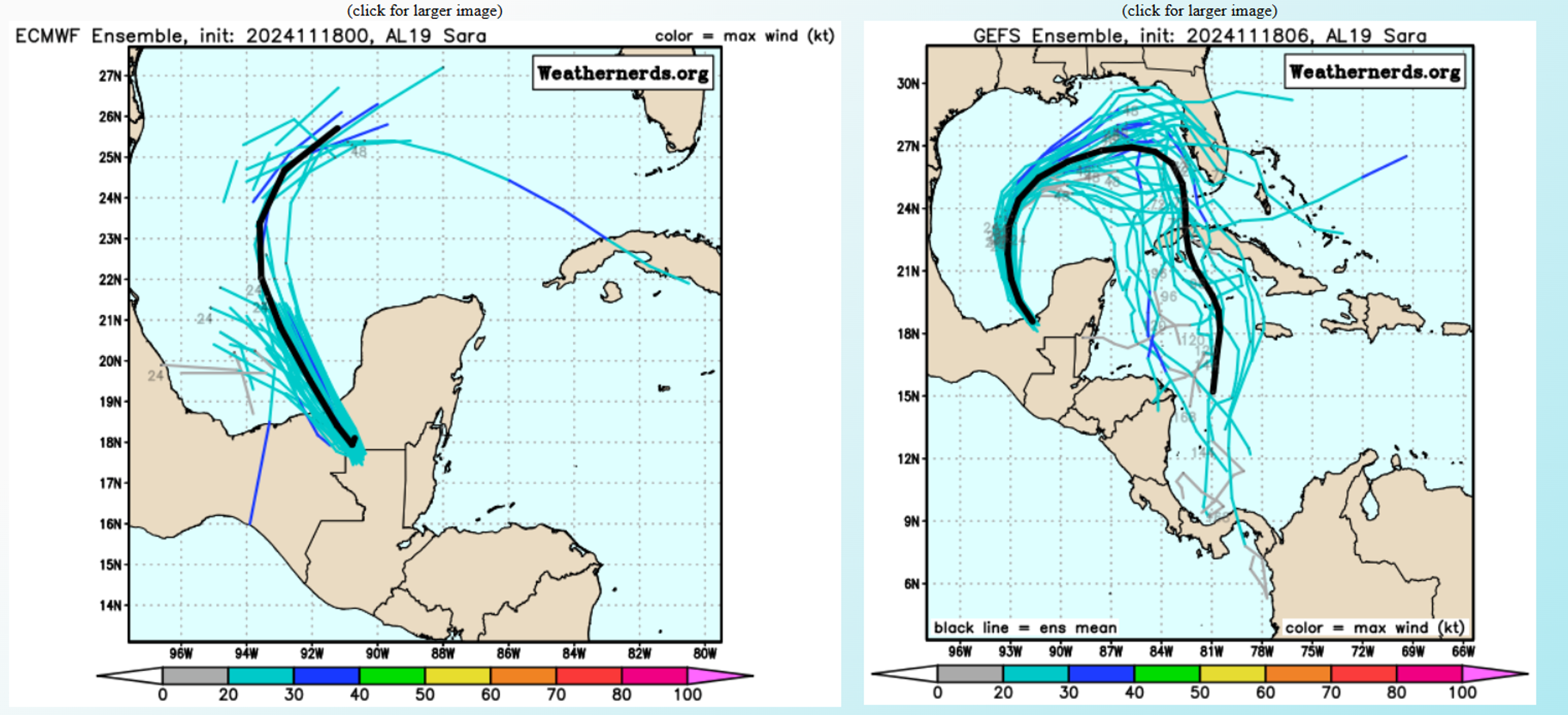 Tropical Storm Sara Dissipated As It Moved Over Land This Weekend