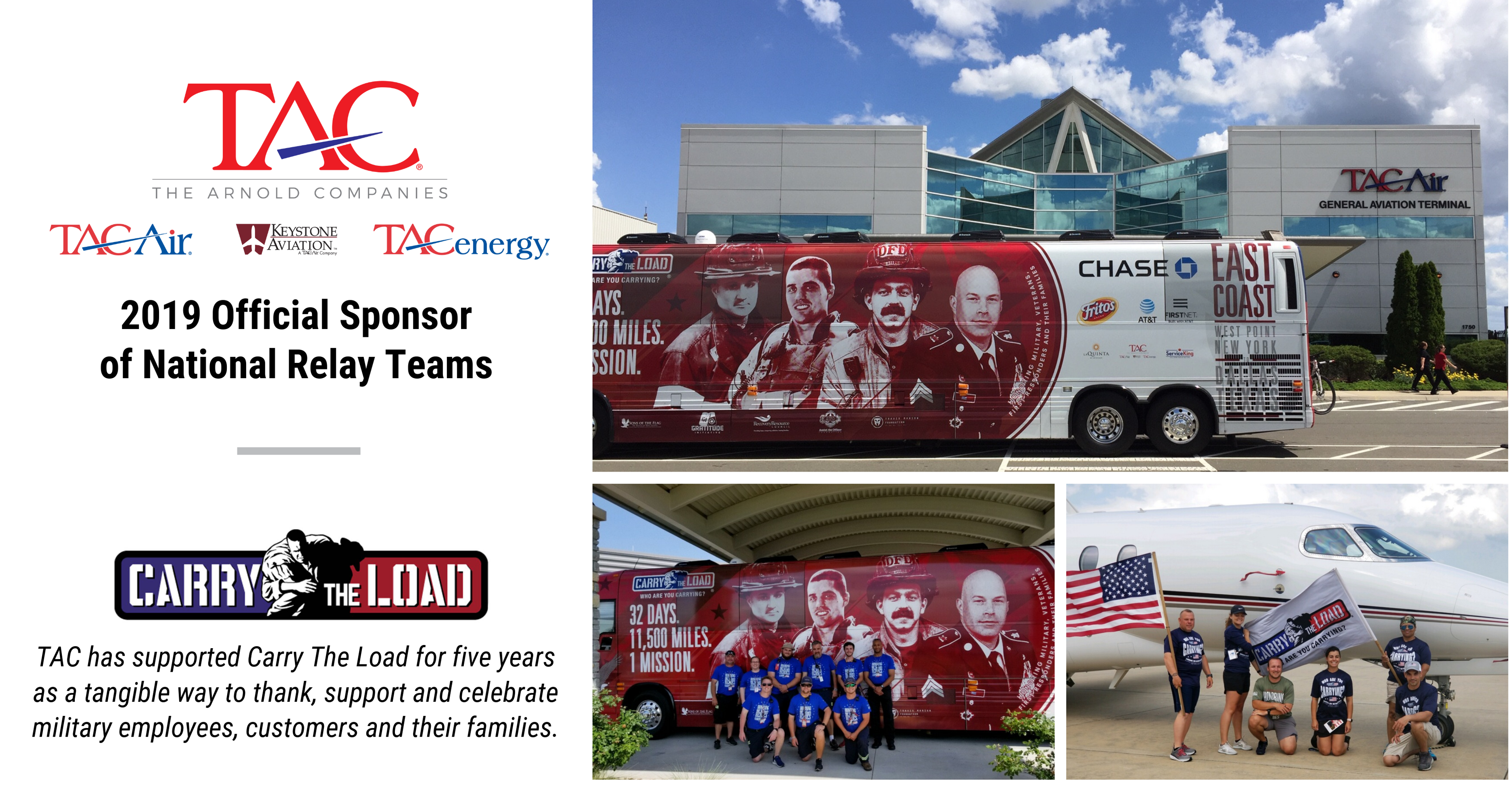 Carry The Load 2019 National Relay Sponsor