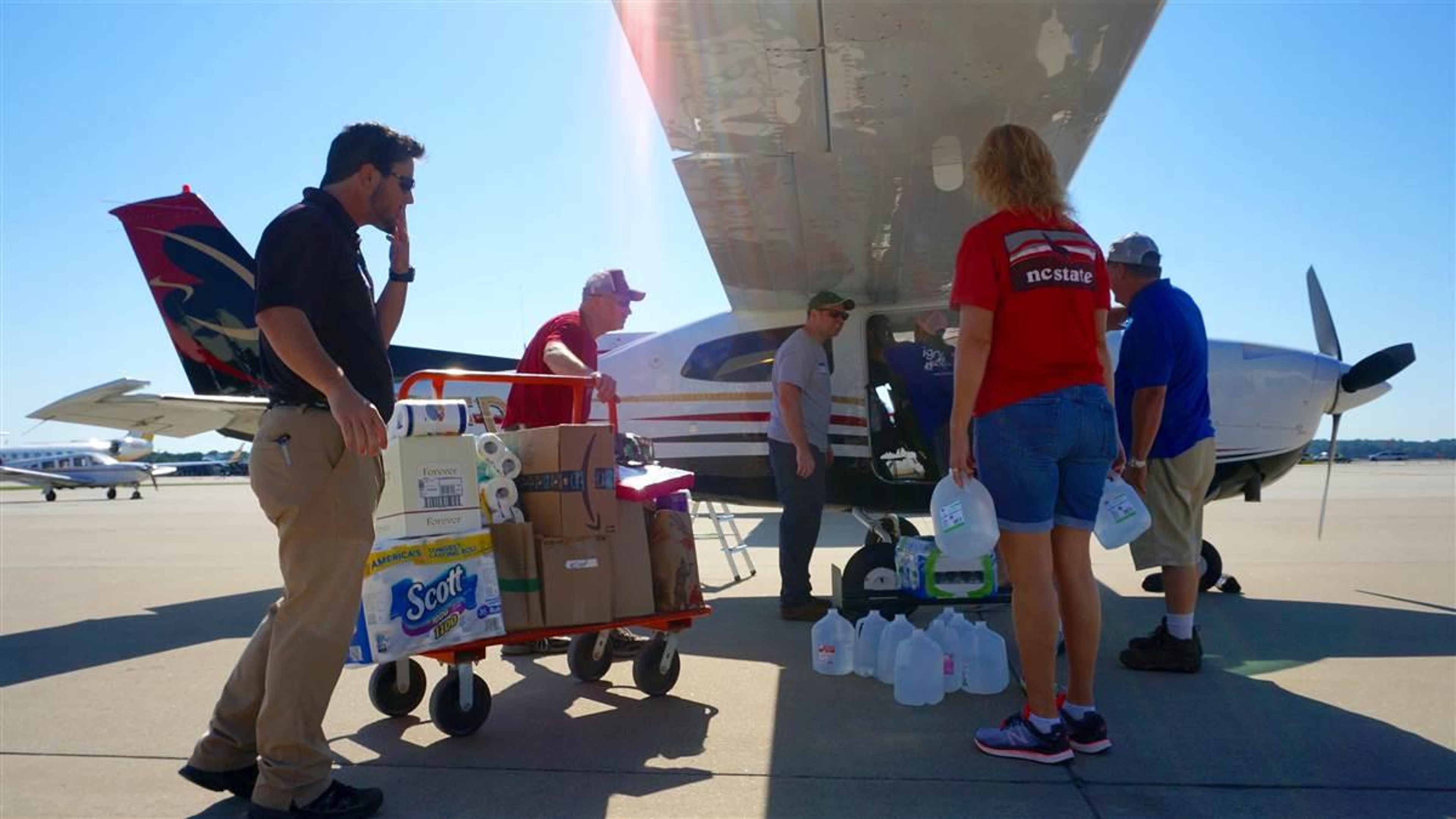 TAC Air Opens Doors for Hurricane Relief Efforts 