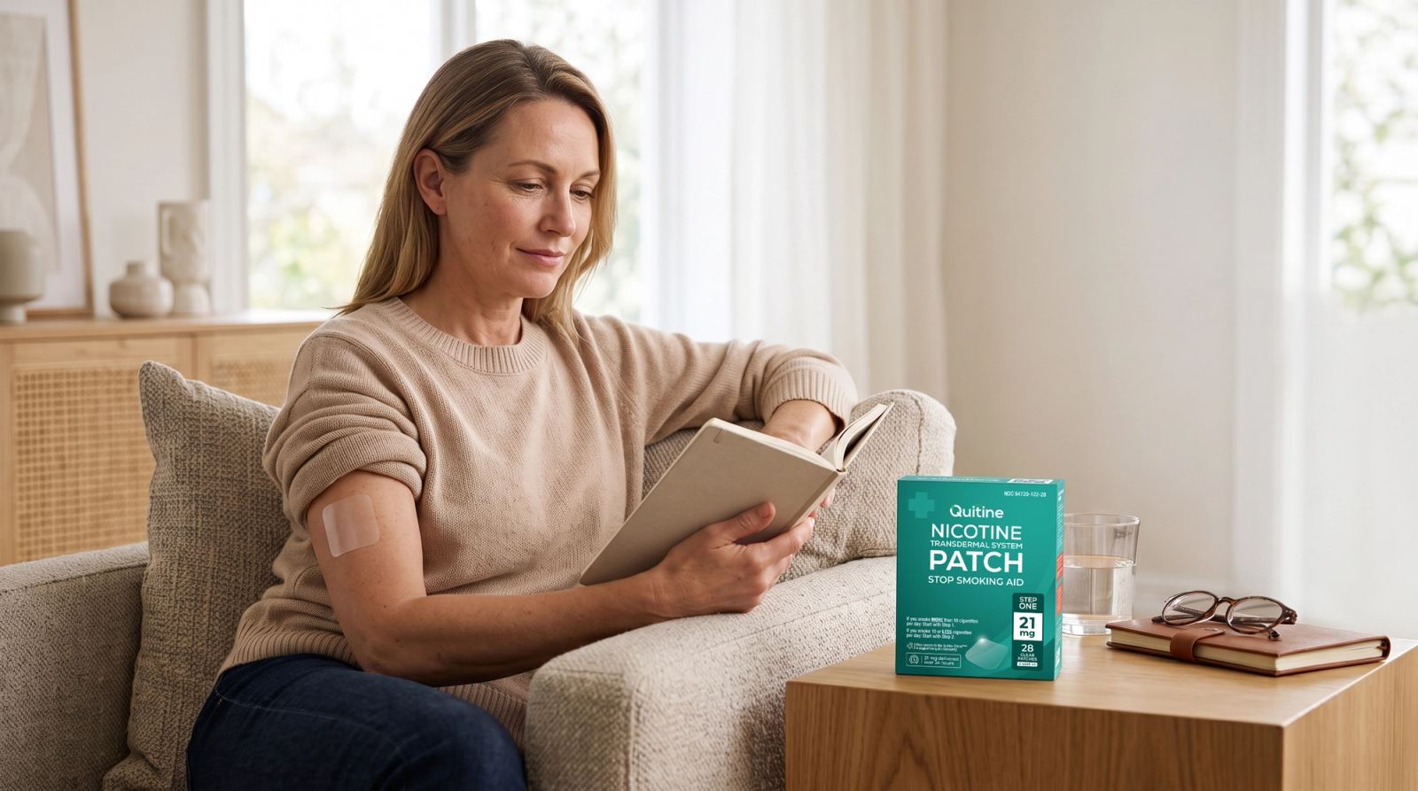 Nicotine patch protocol for chronic illness