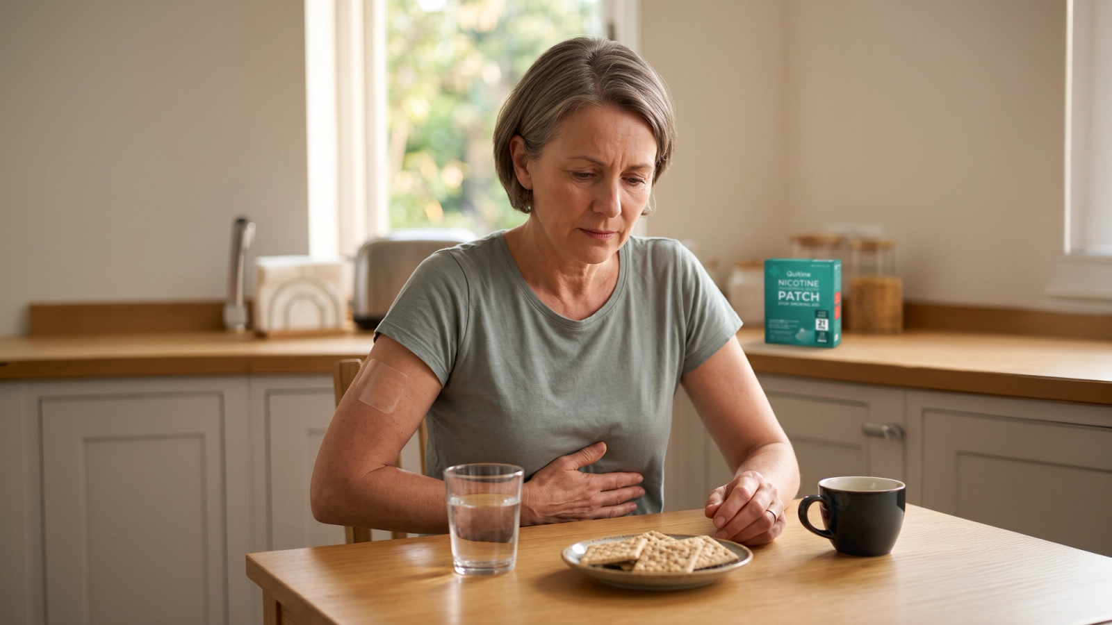 Nicotine patches and digestive issues: nausea and reflux - Quitine