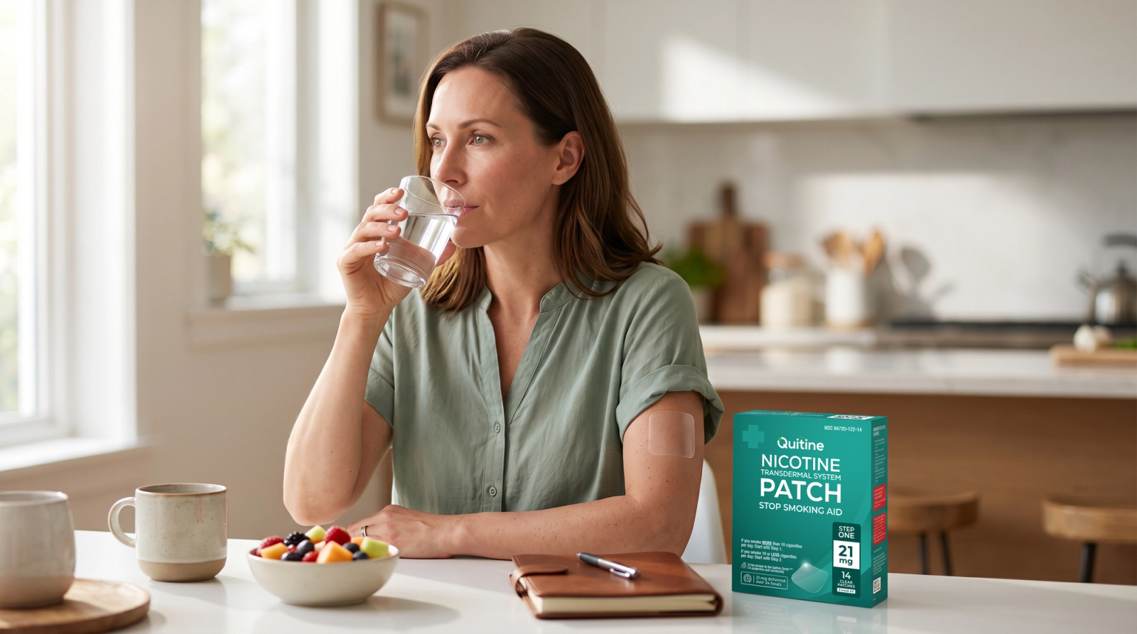 Nicotine patches and kidney function - Quitine