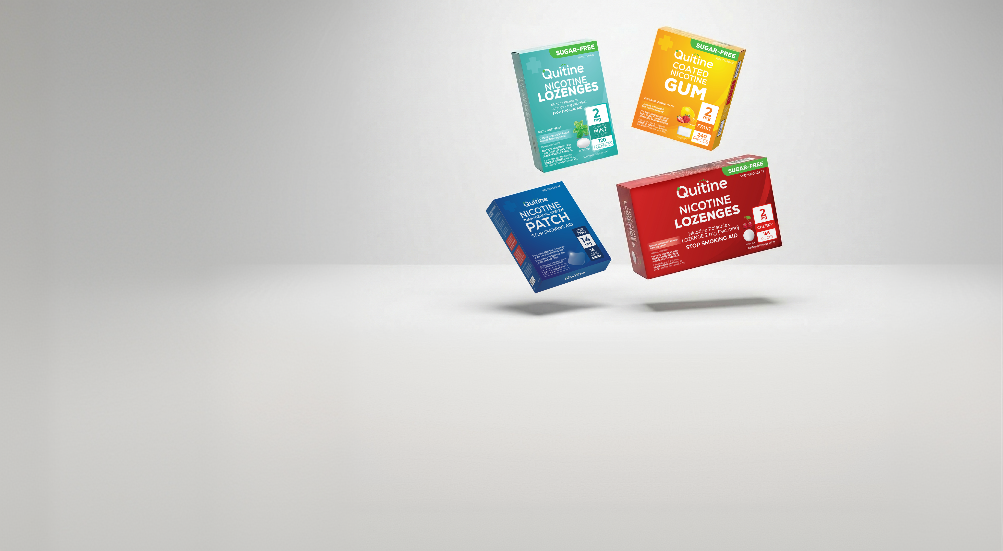 Quitine Nicotine Products Boxes