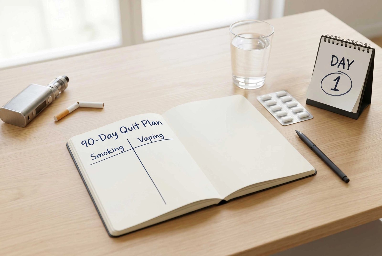 90-Day Quit System for Vaping and E-Cigarettes: Key Differences - Quitine