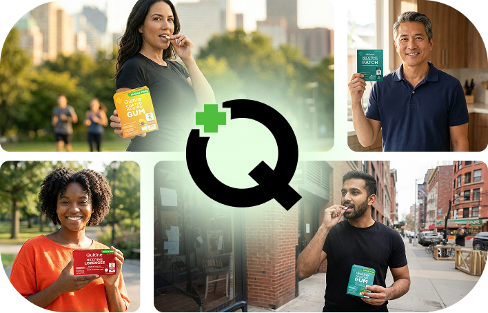 A collage of people using Quitine
