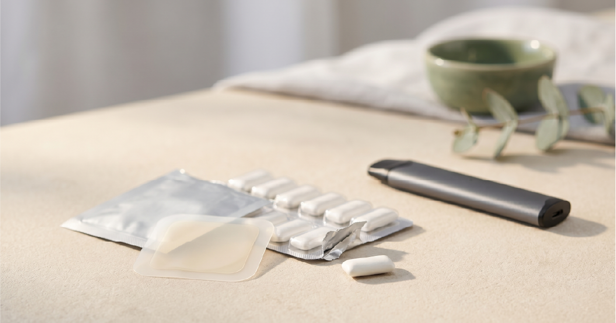 Quitine nicotine gum
