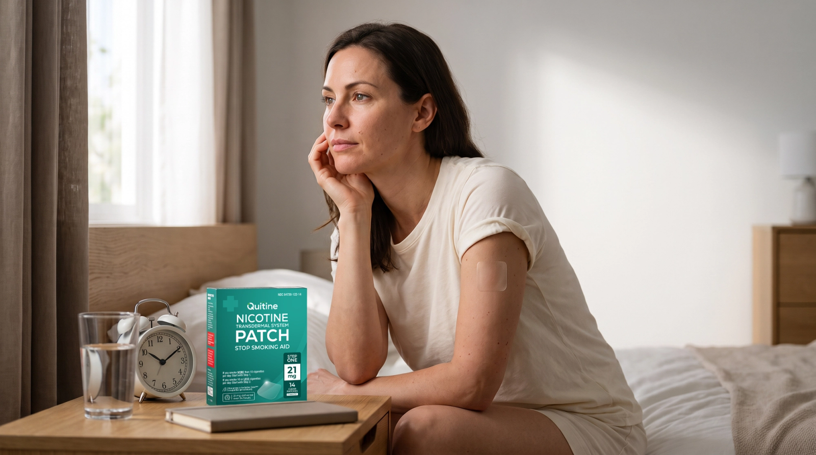 Nicotine patches and circadian rhythm disruption - Quitine