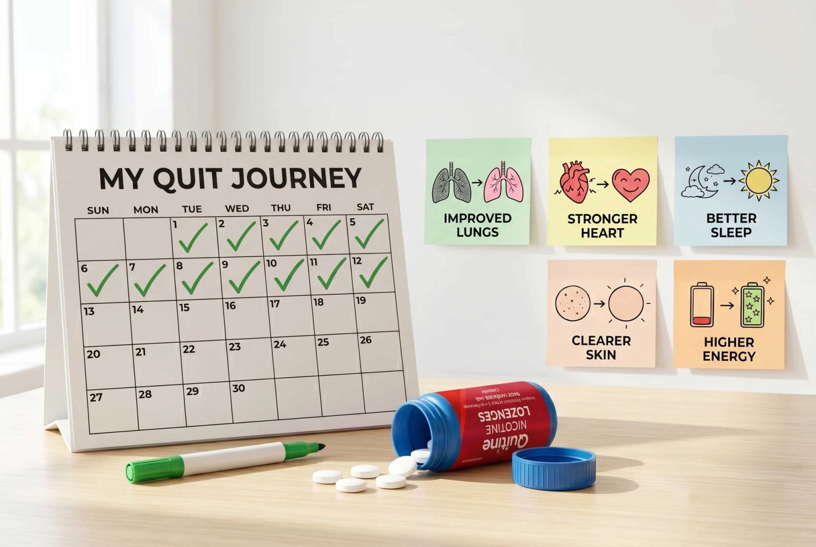 90 Days Smoke-Free: Timeline of Health Benefits from Day 1 to Day 90 - Quitine