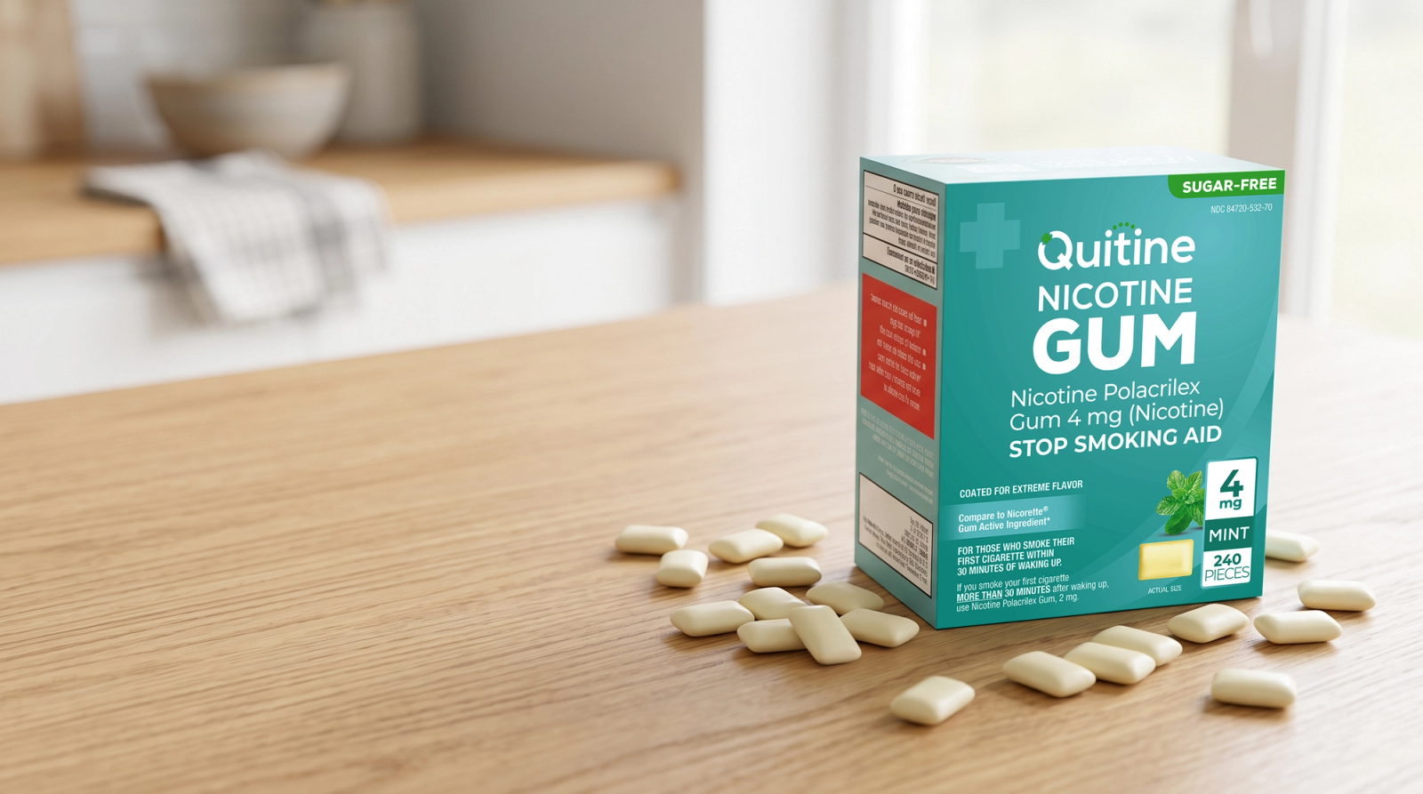 Quitine the best strong nicotine gum