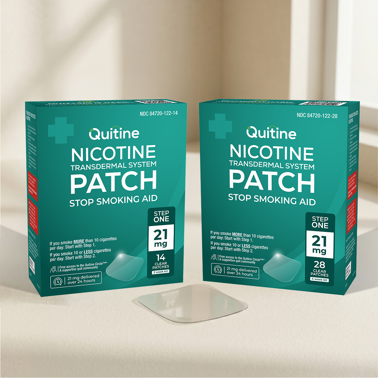 Quitine nicotine patch
