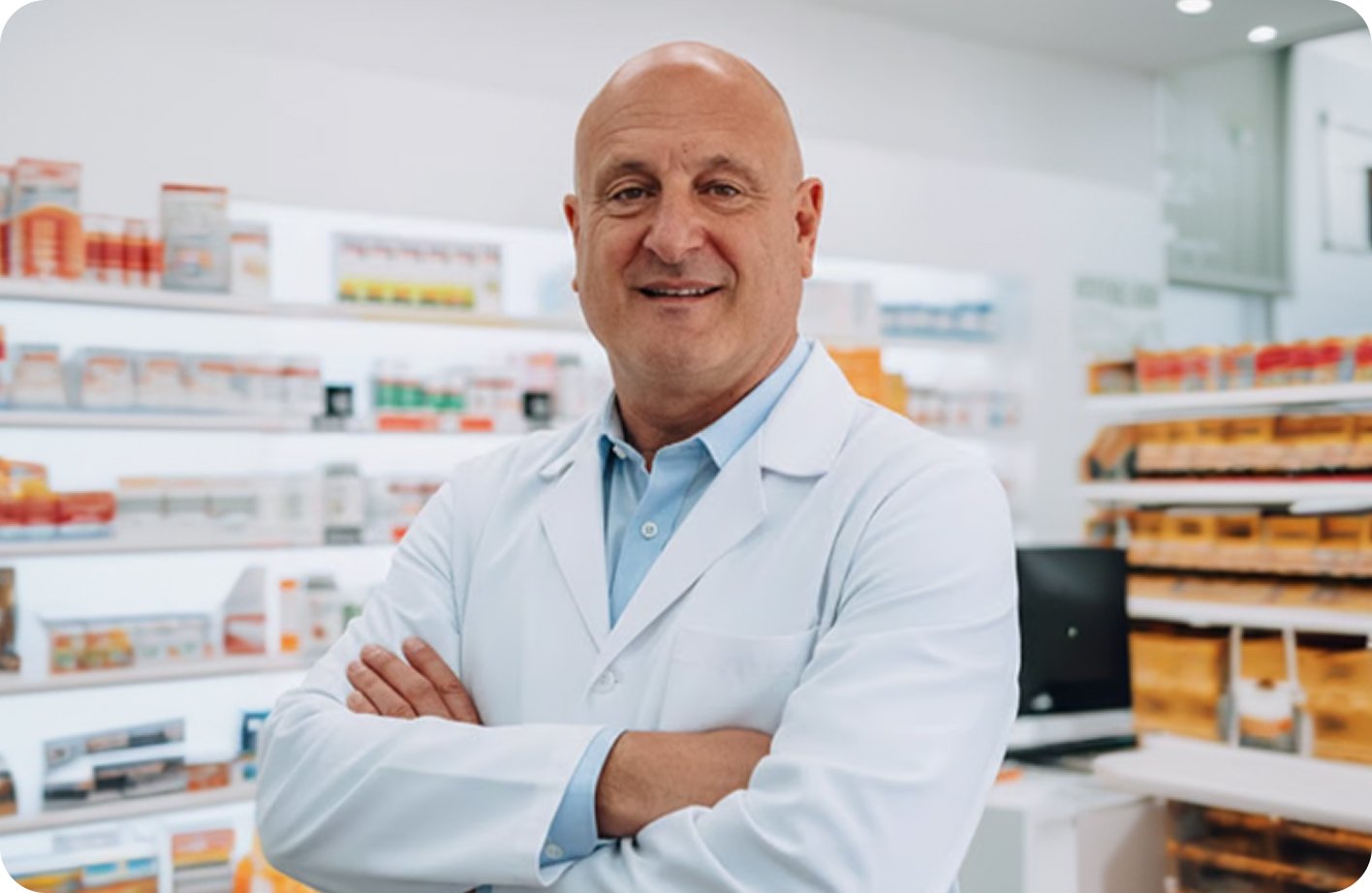 Mark at the pharmacy