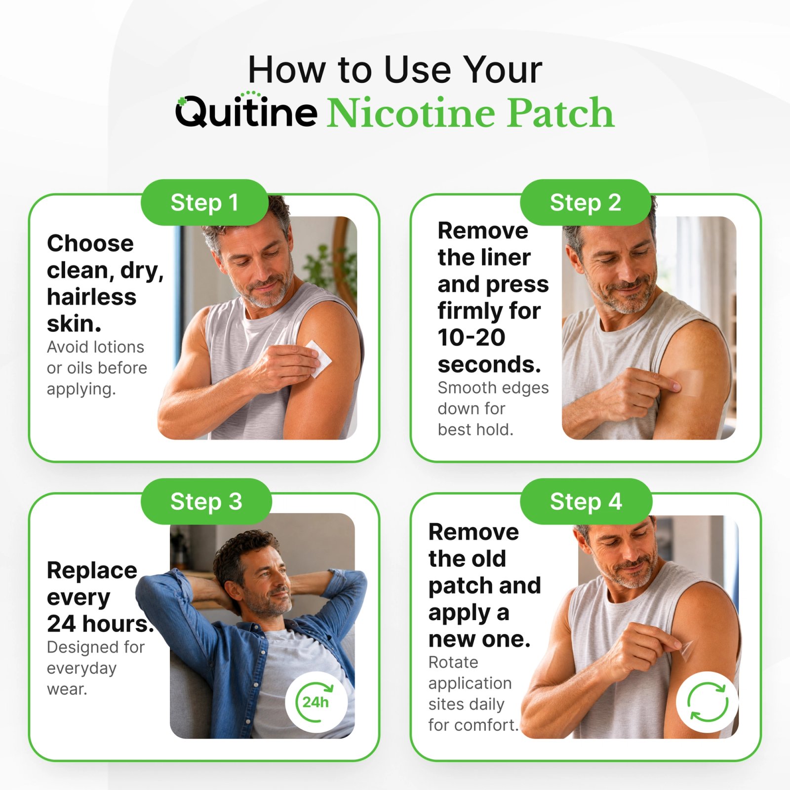 How to Use Quitine nicotine patch