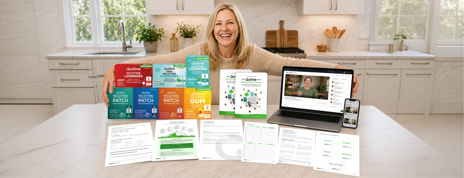 Lady with Quitine Bundle and Quiz