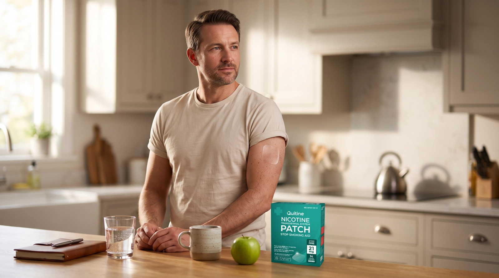 Nicotine patches and liver metabolism - Quitine
