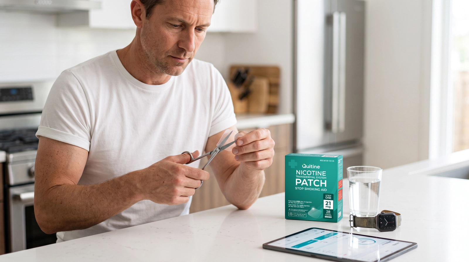 Can you cut a nicotine patch in half safely? - Quitine