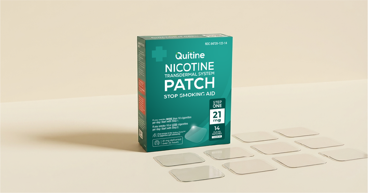 Quitine nicotine patch