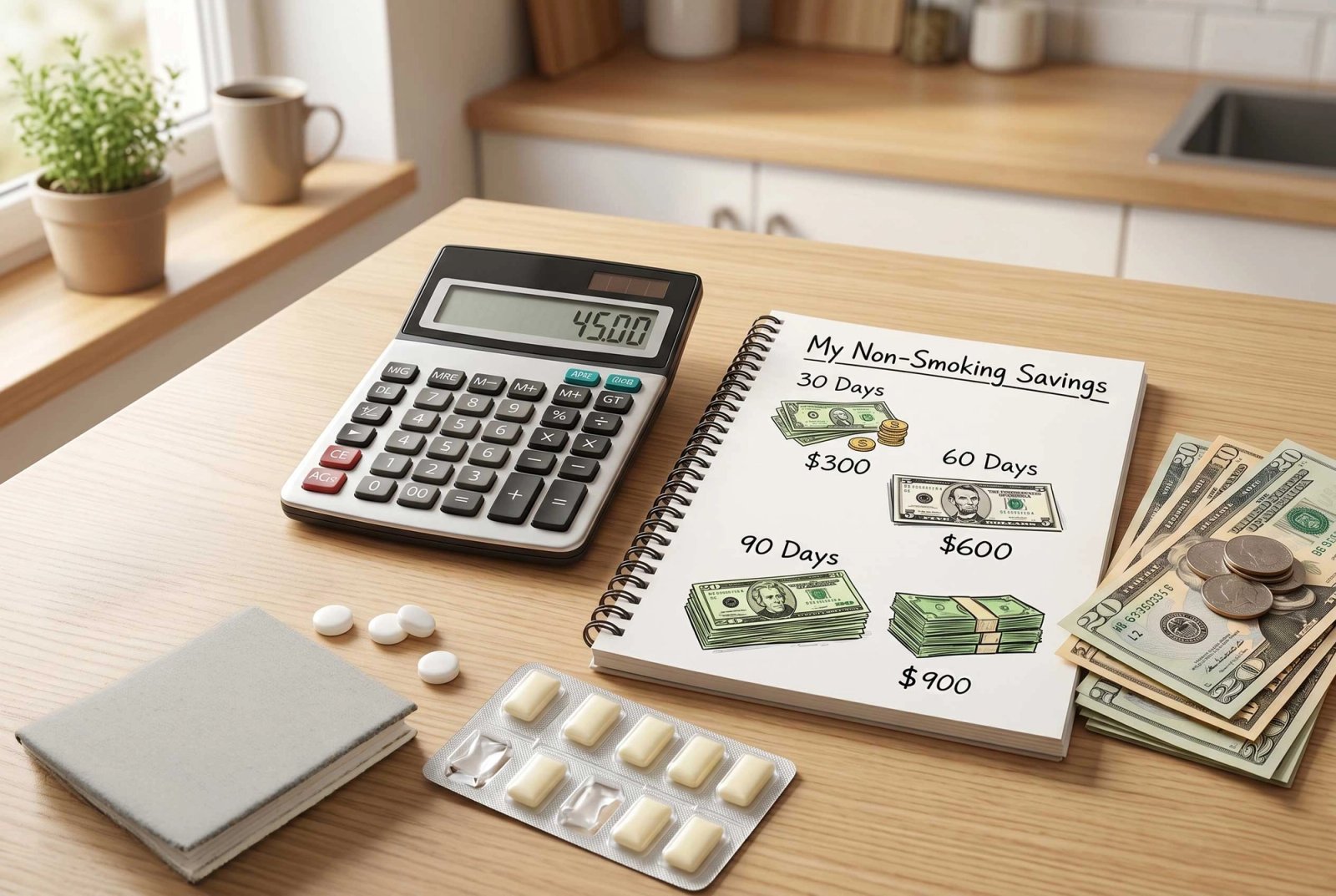 The Financial Savings Calculator: How Much Money You Save in 90 Days (and Beyond) - Quitine