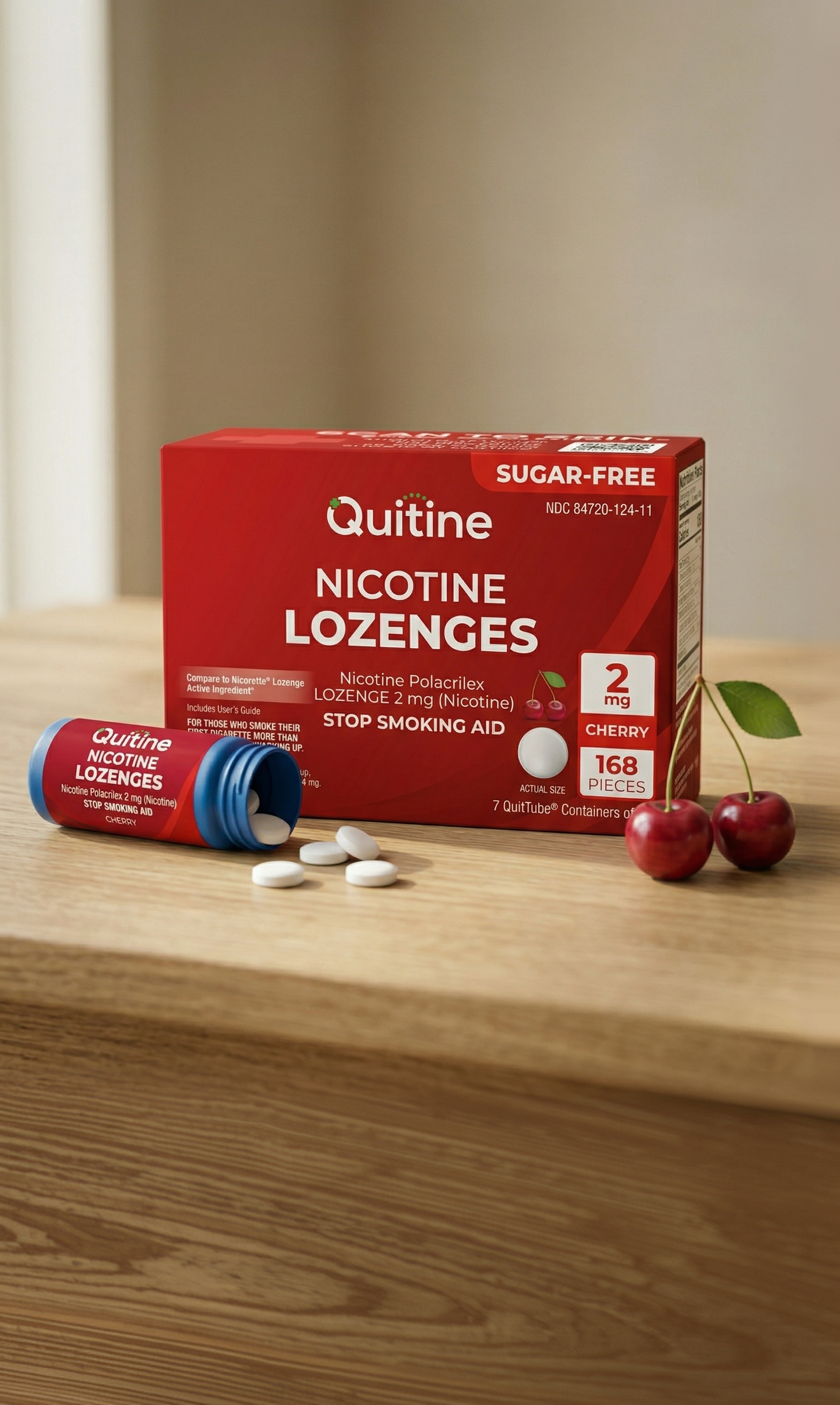 Quitine Lozenges Cherry Box