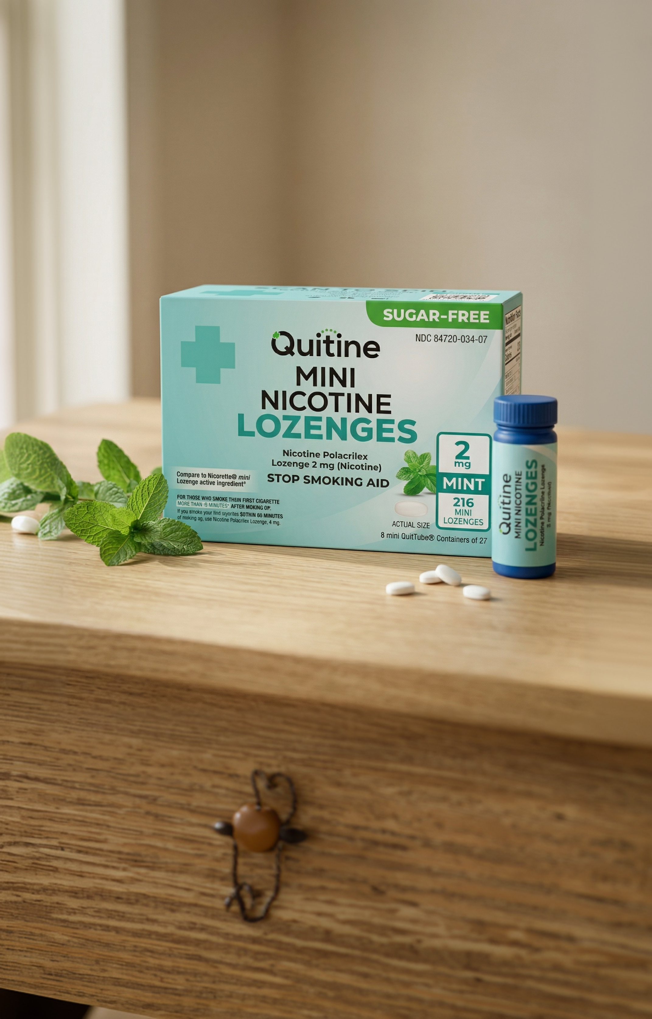 Quitine Lozenges Mint Mini Box