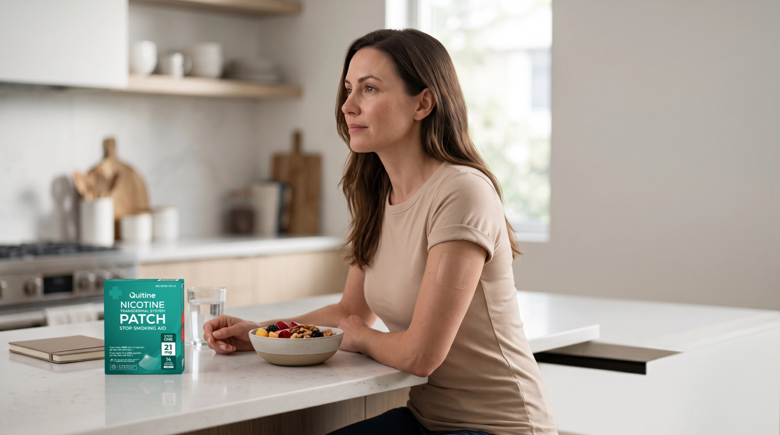Nicotine patches for stress-eating control - Quitine