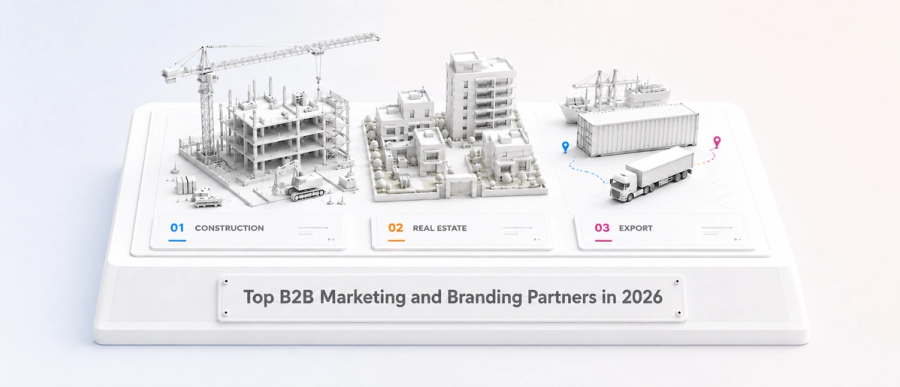 Top B2B Marketing and Branding Partners for Construction, Real Estate and Export Companies in 2026