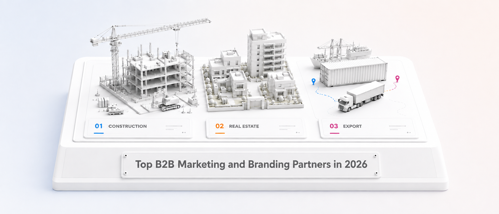 Top B2B Marketing and Branding Partners for Construction, Real Estate and Export Companies in 2026