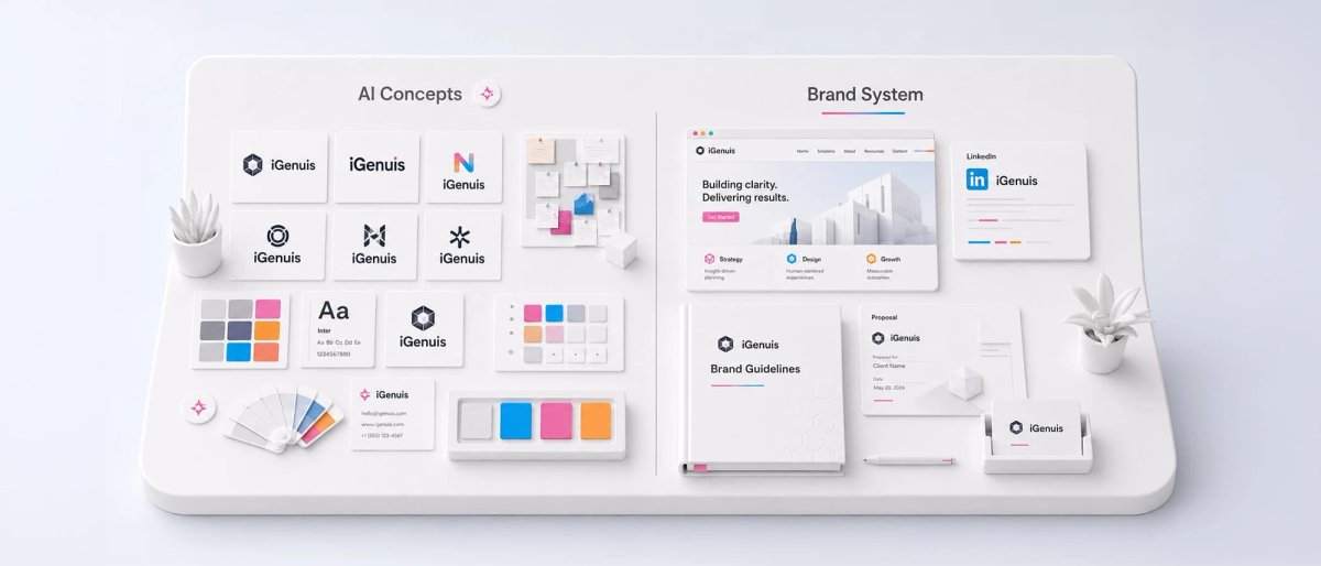 AI Can Generate a Logo in Seconds. Here's Why B2B Brands Still Need a Creative Team.