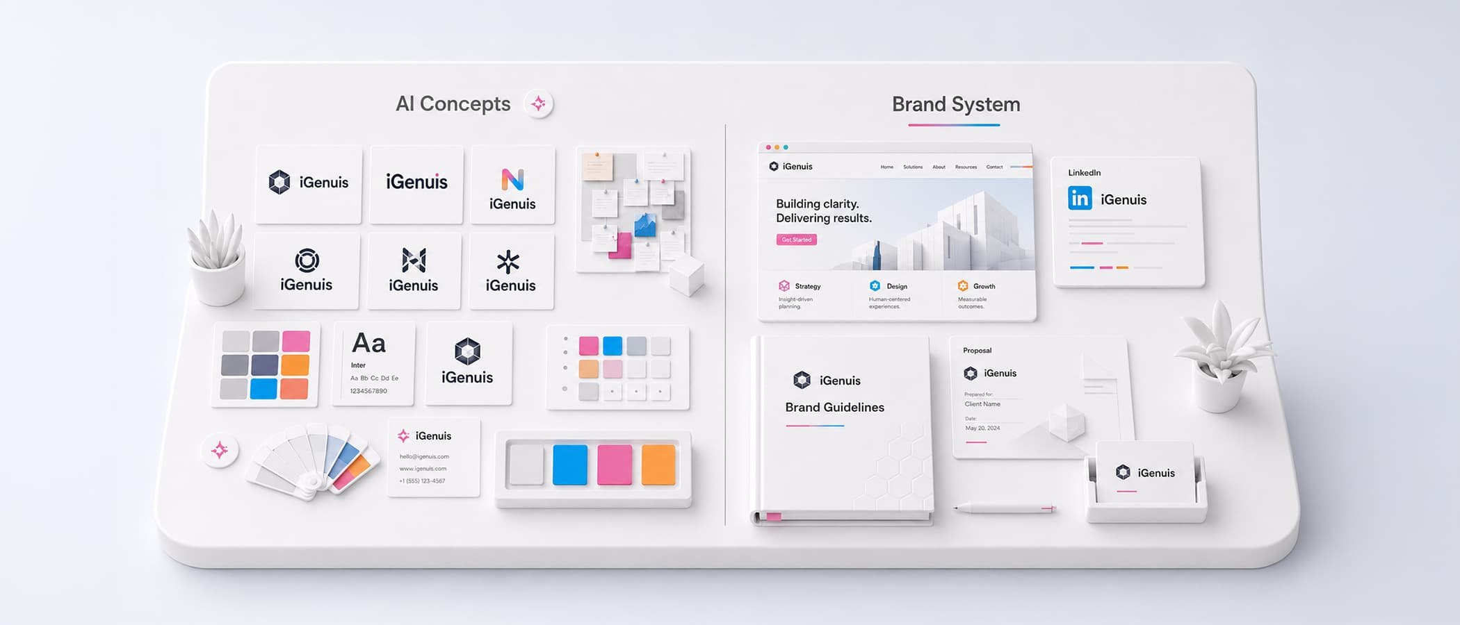 AI Can Generate a Logo in Seconds. Here's Why B2B Brands Still Need a Creative Team.