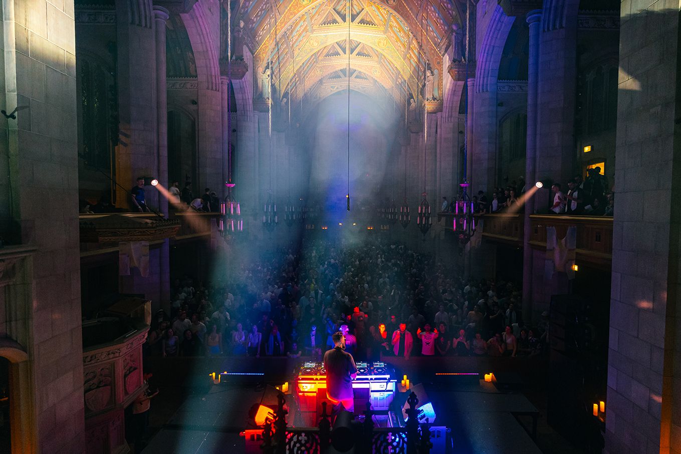 Tchami playing in a church 