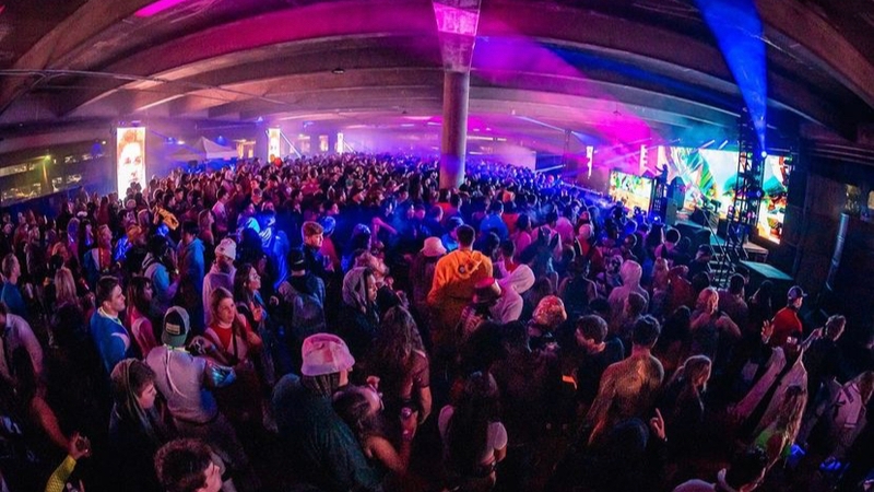 Rezz performing at Paranormal Underground in 2022 in Atlanta.