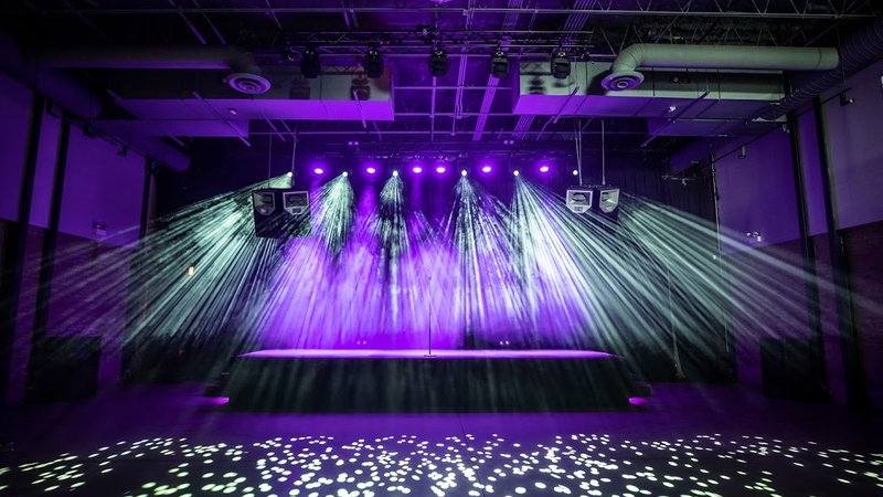 Chop Shop Chicago empty venue with stage lights