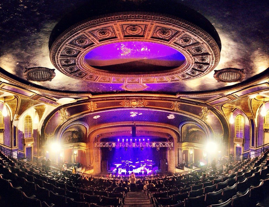 Riviera Theatre in Chicago view from balcony