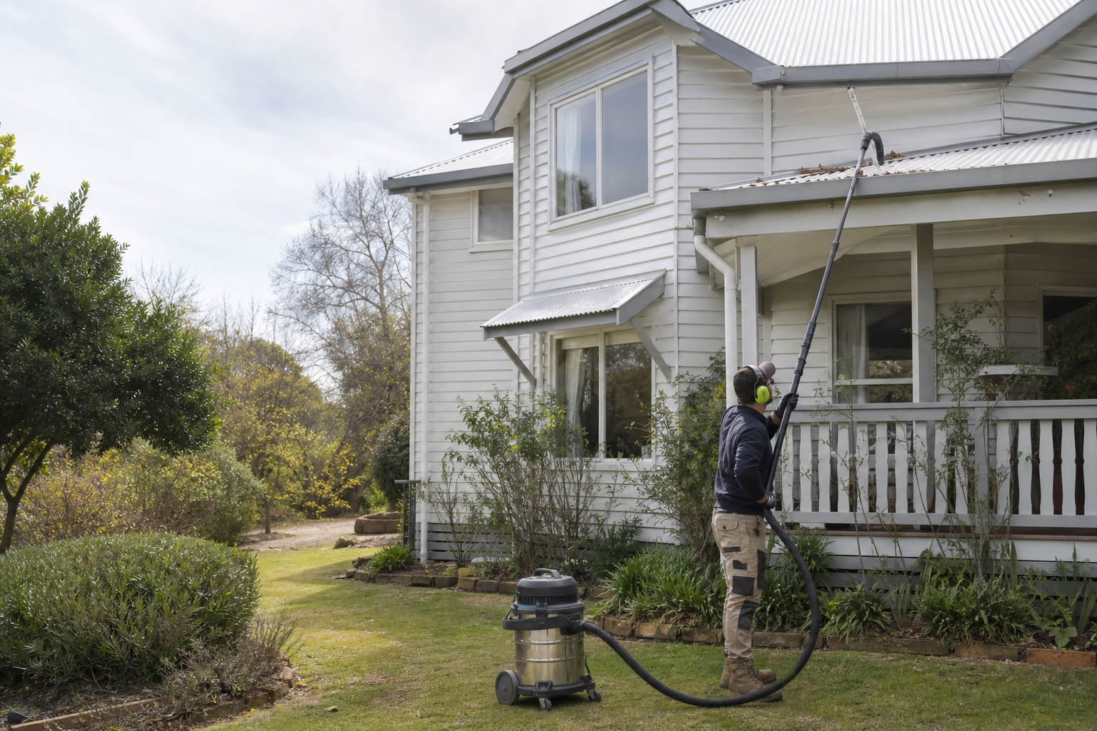 Gutter Vacuum Cleaning & Tank Clean-outs - Image
