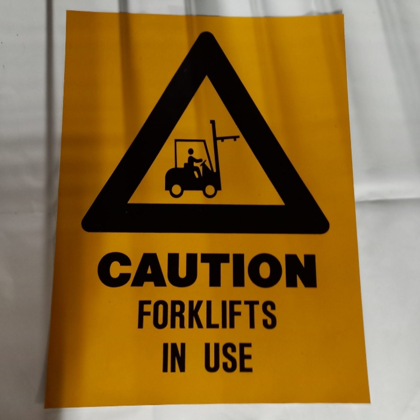 Truck and Road Signs - Caution