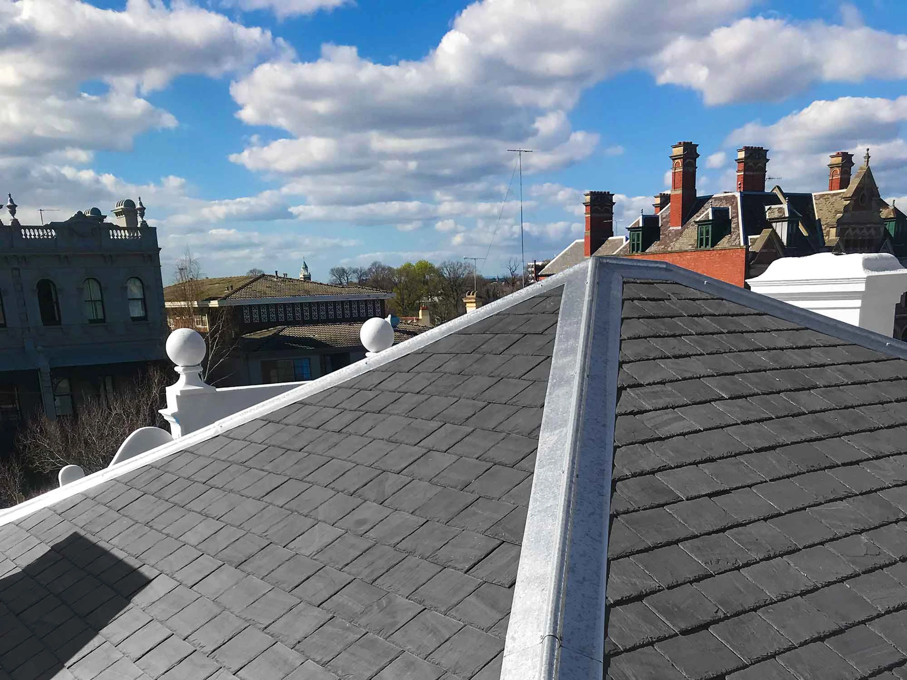 Decorative Slate Work & Mitre Finishes Slate Roofing Melbourne