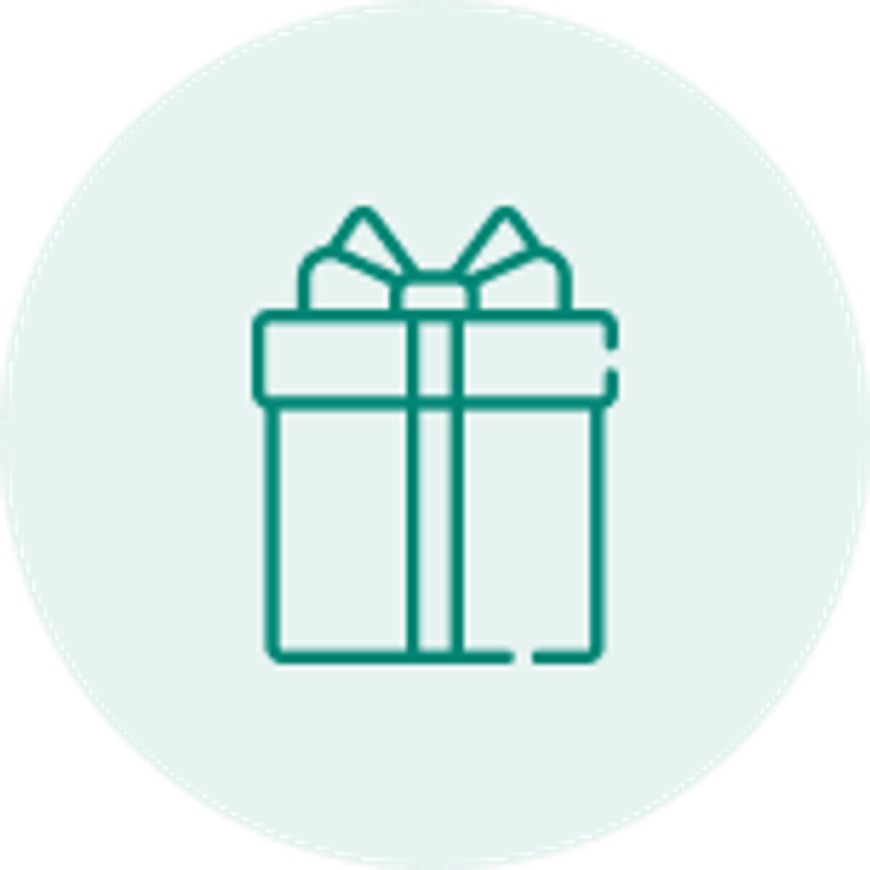 Icon representing a gift box for just because gifts