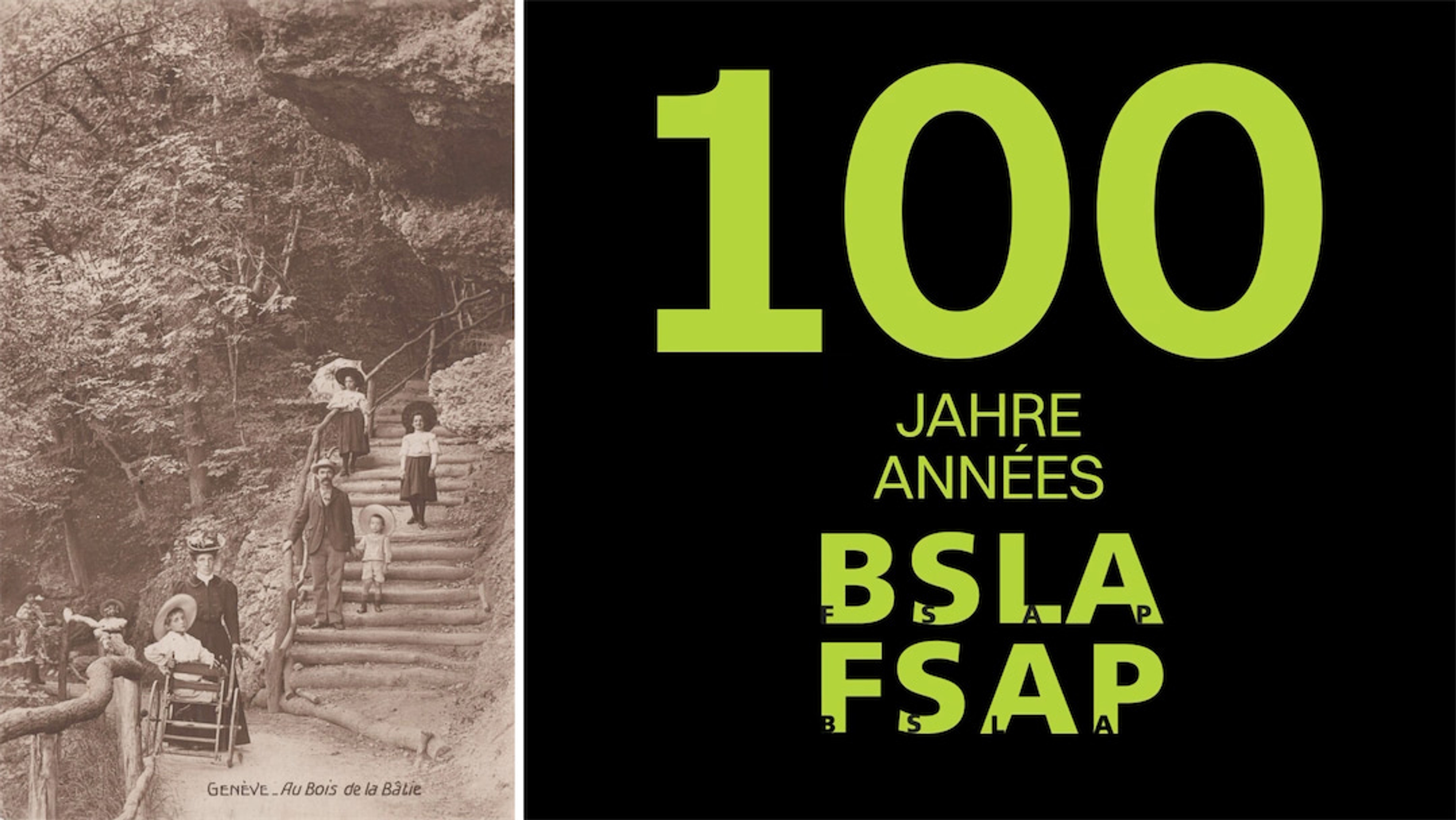 "Genève, bois de la Bâtie", carte postale Chappeti éditeurs (avant 1927), © CIG