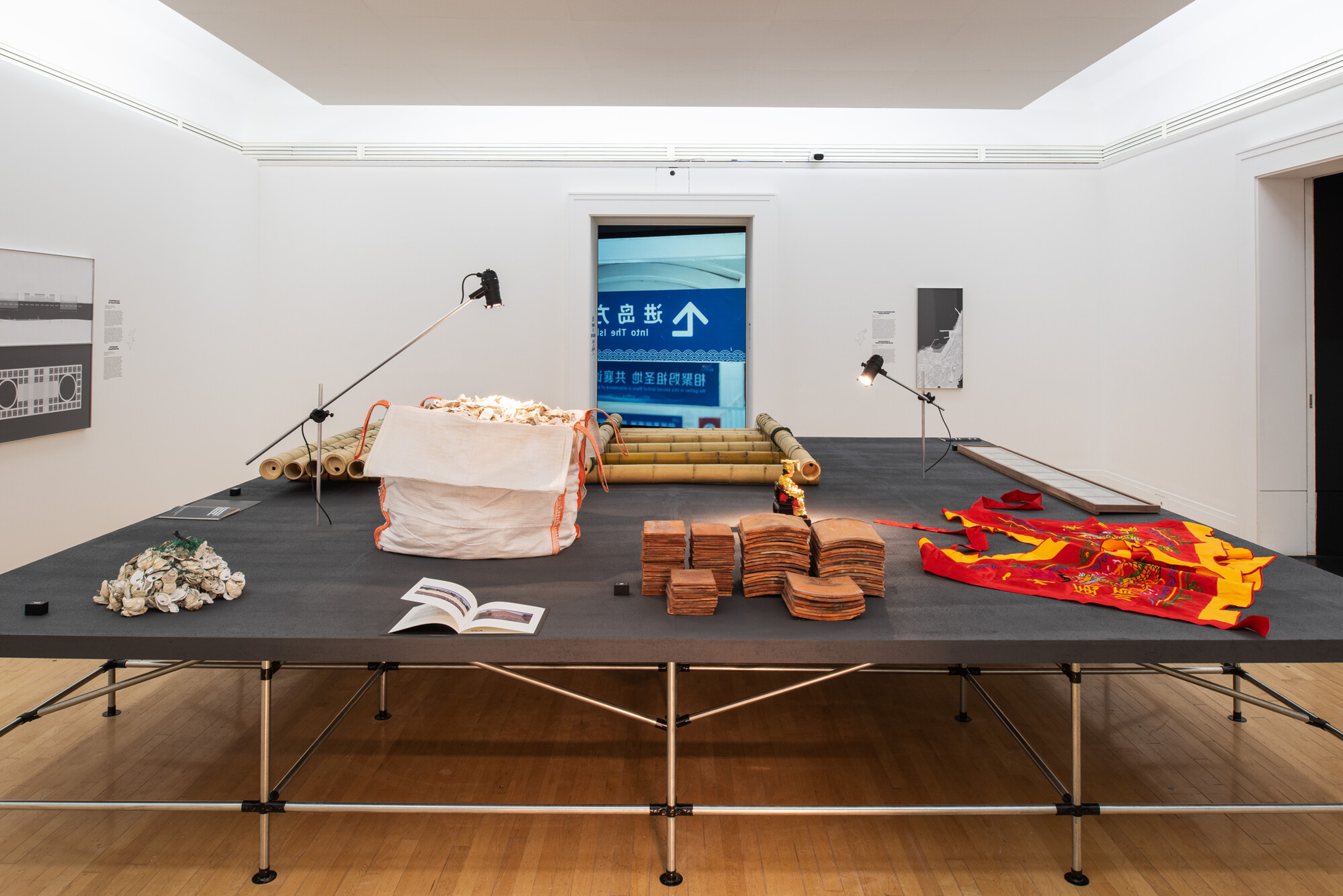 « Into the Island », Installation view, CCA, 2024 ©Matthieu Brouillard/CCA