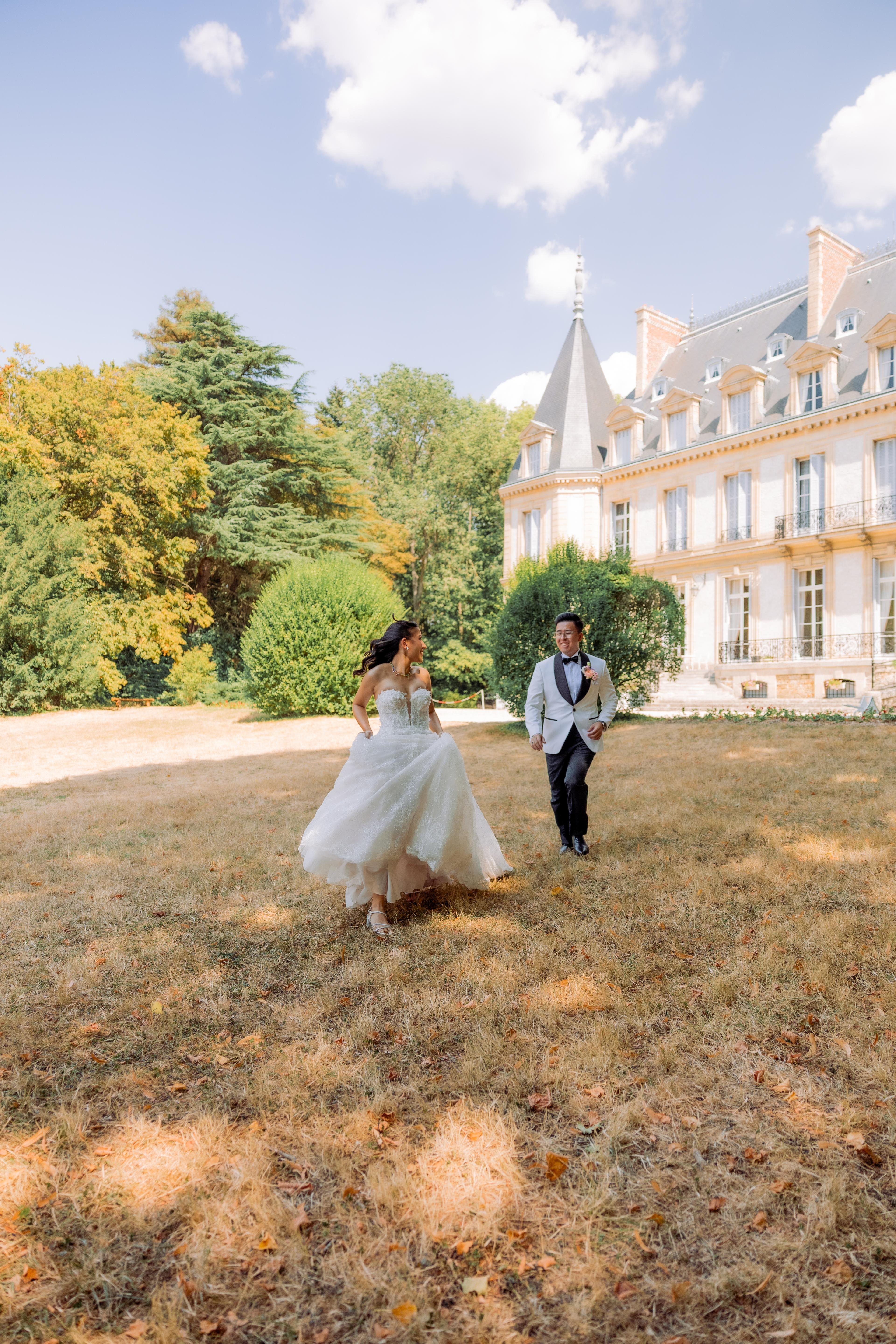 Wedding of Jacky & Anaïs — Château de Santeny — love story