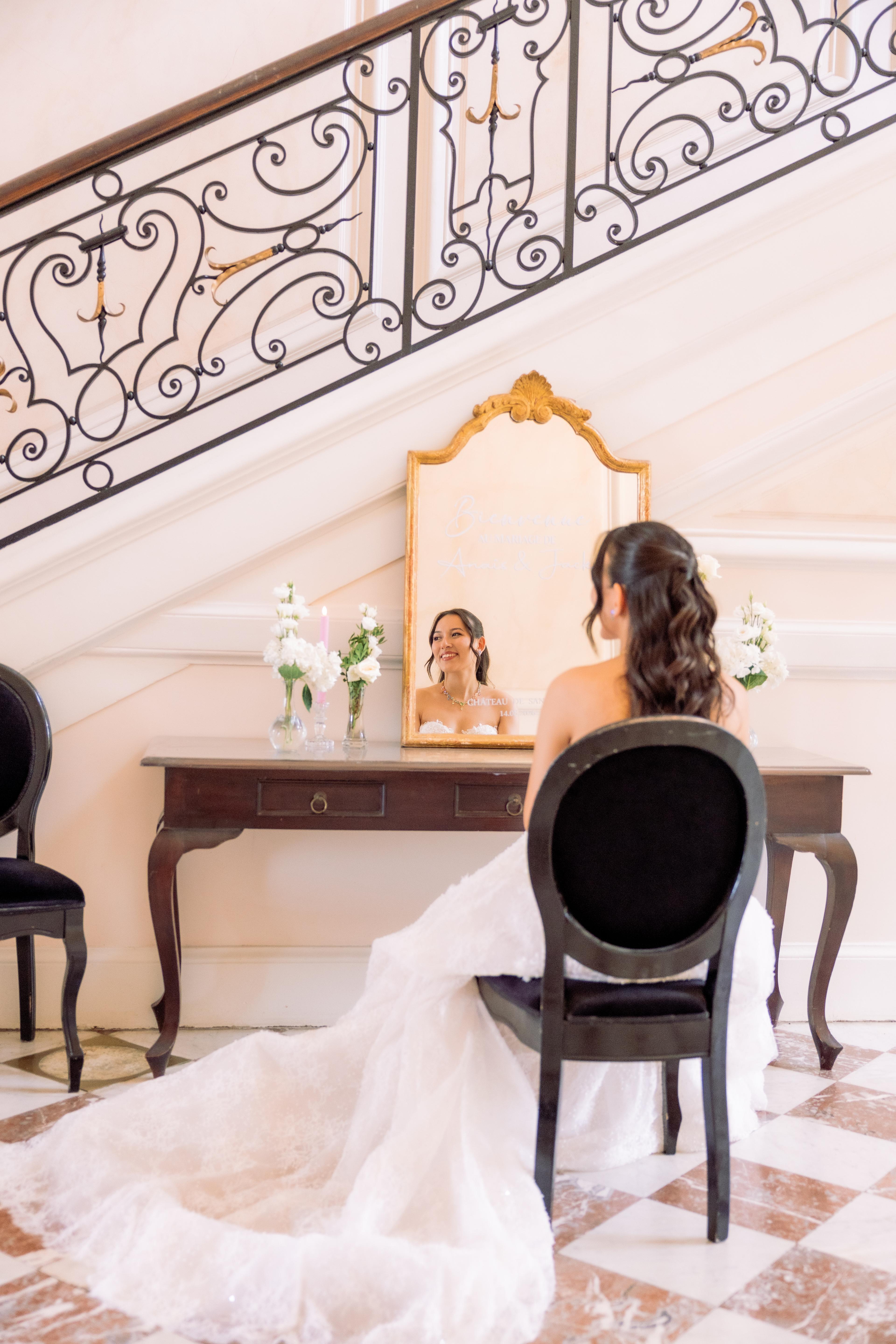 Wedding of Jacky & Anaïs — Château de Santeny — preparatif