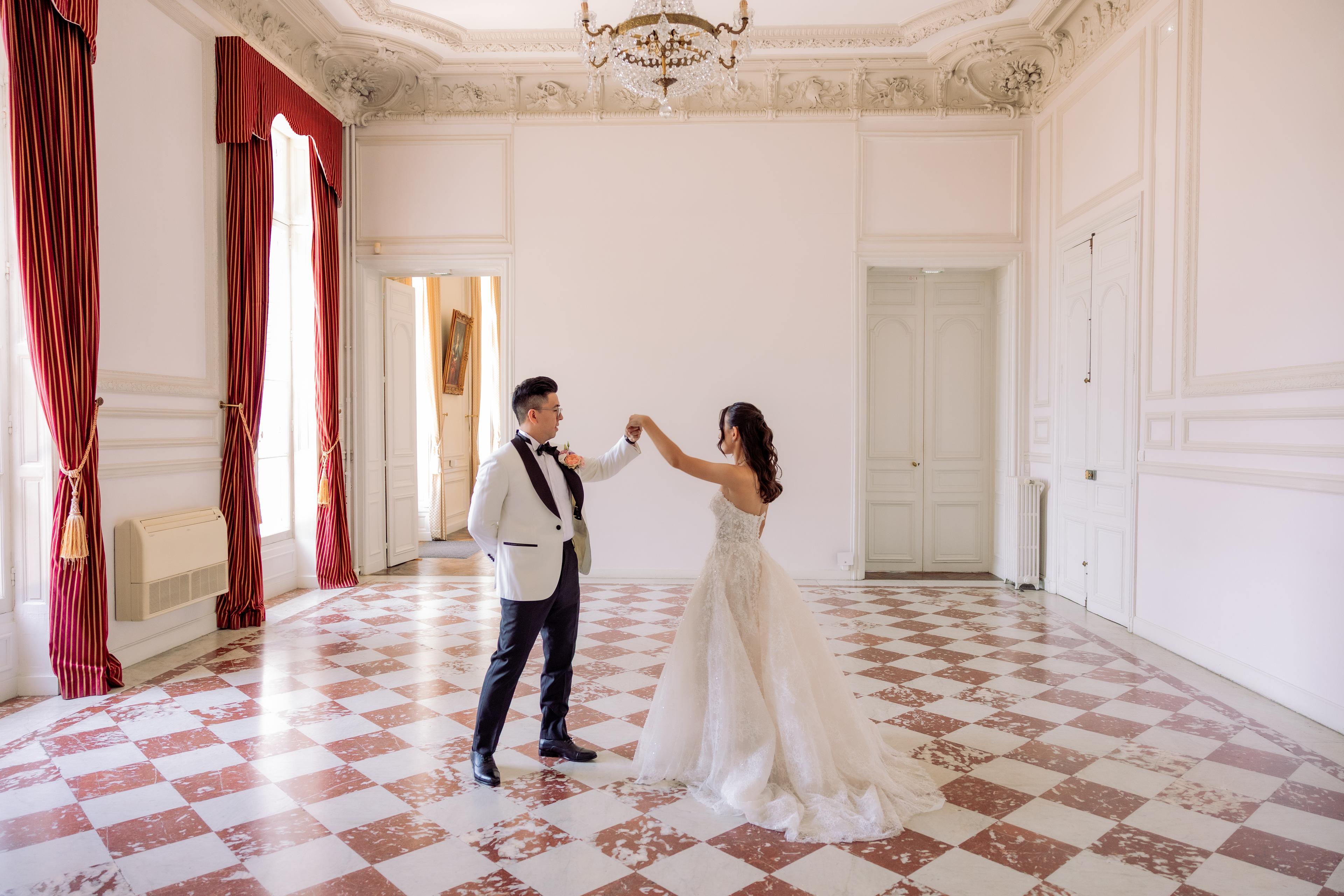 Wedding of Jacky & Anaïs — Château de Santeny — preparatif