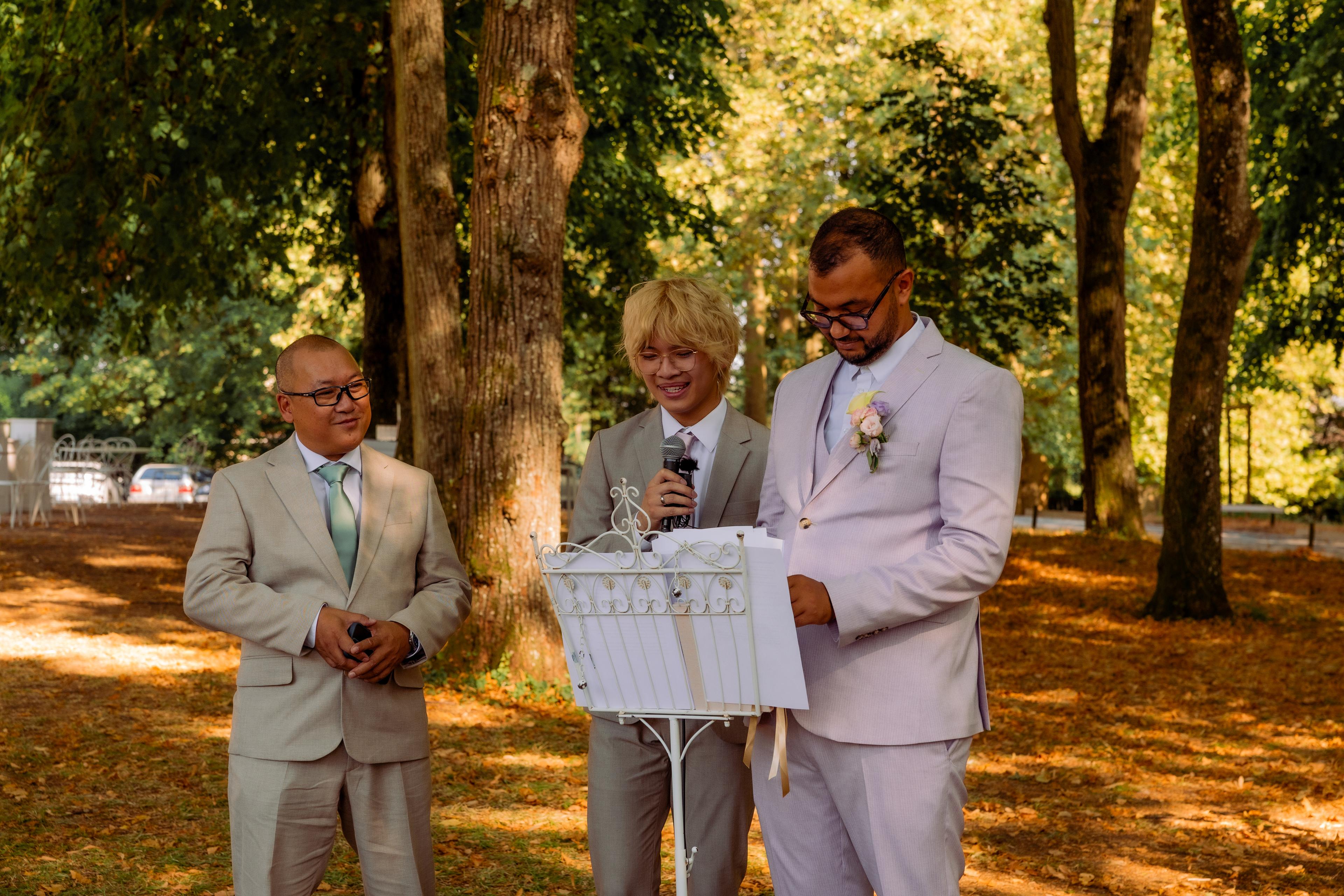 Wedding of Jacky & Anaïs — Château de Santeny — ceremonie