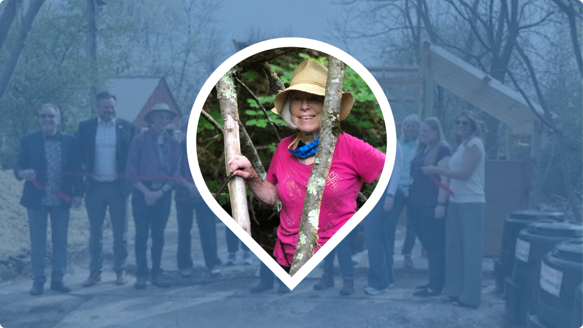 Marj Chapman, President of the Friends of Boulder Knoll