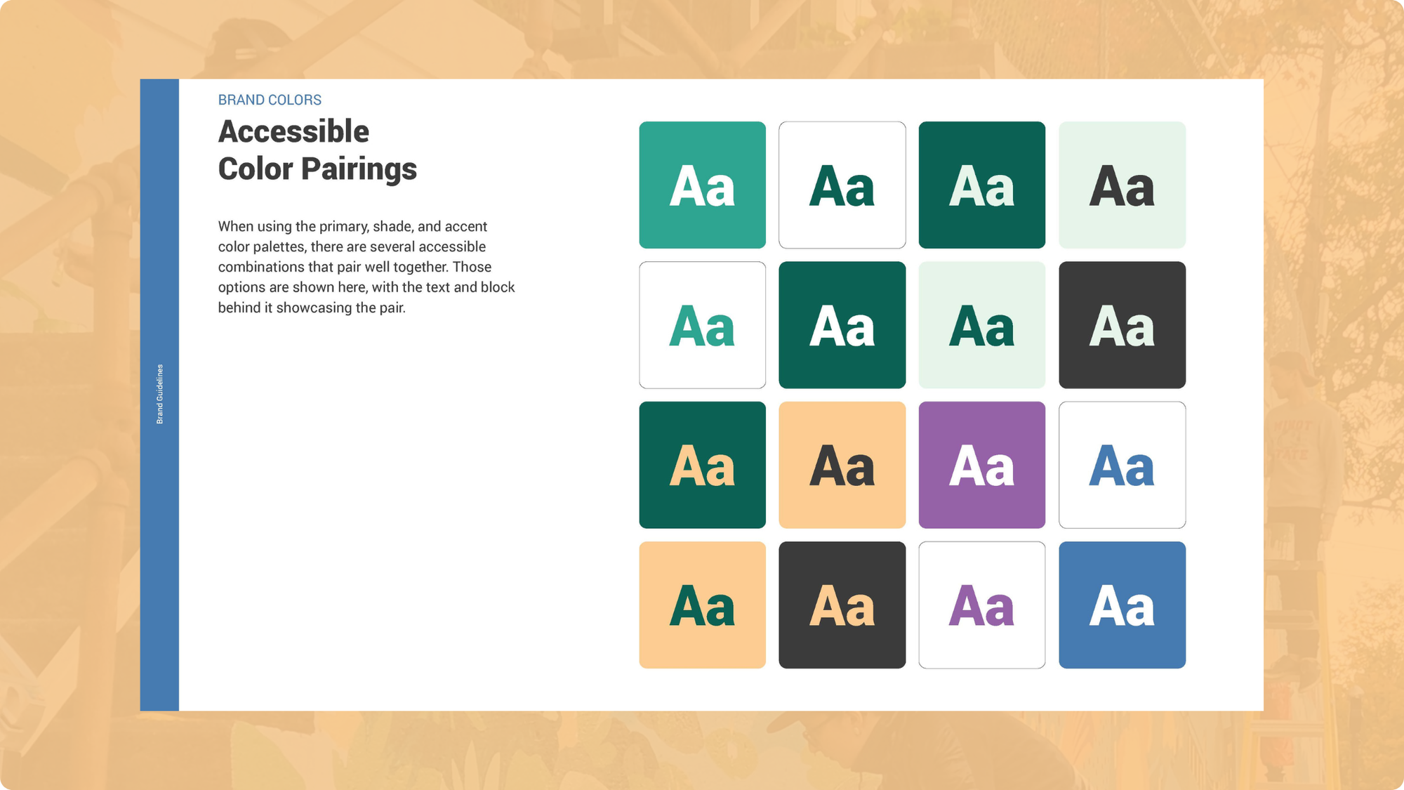 Patronicity’s Brand Colors, Accessible Color Pairings