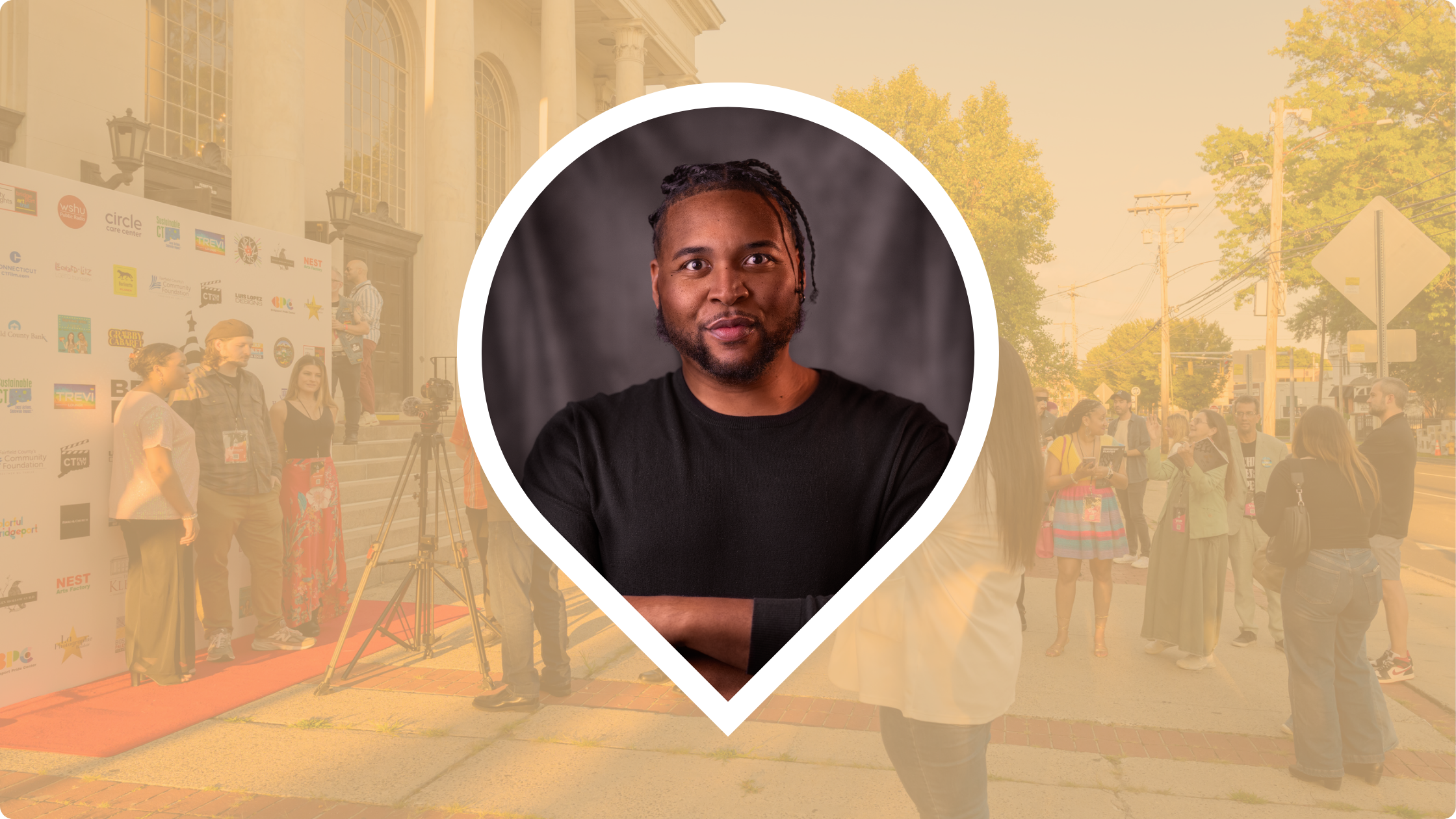 Jason Coombs, founder and Executive Director of Bridgeport Film Fest