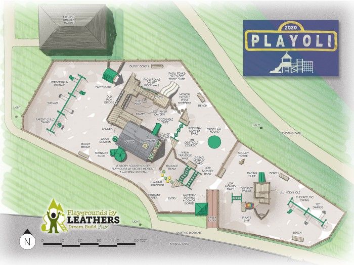 PLAYoli playground project rendering