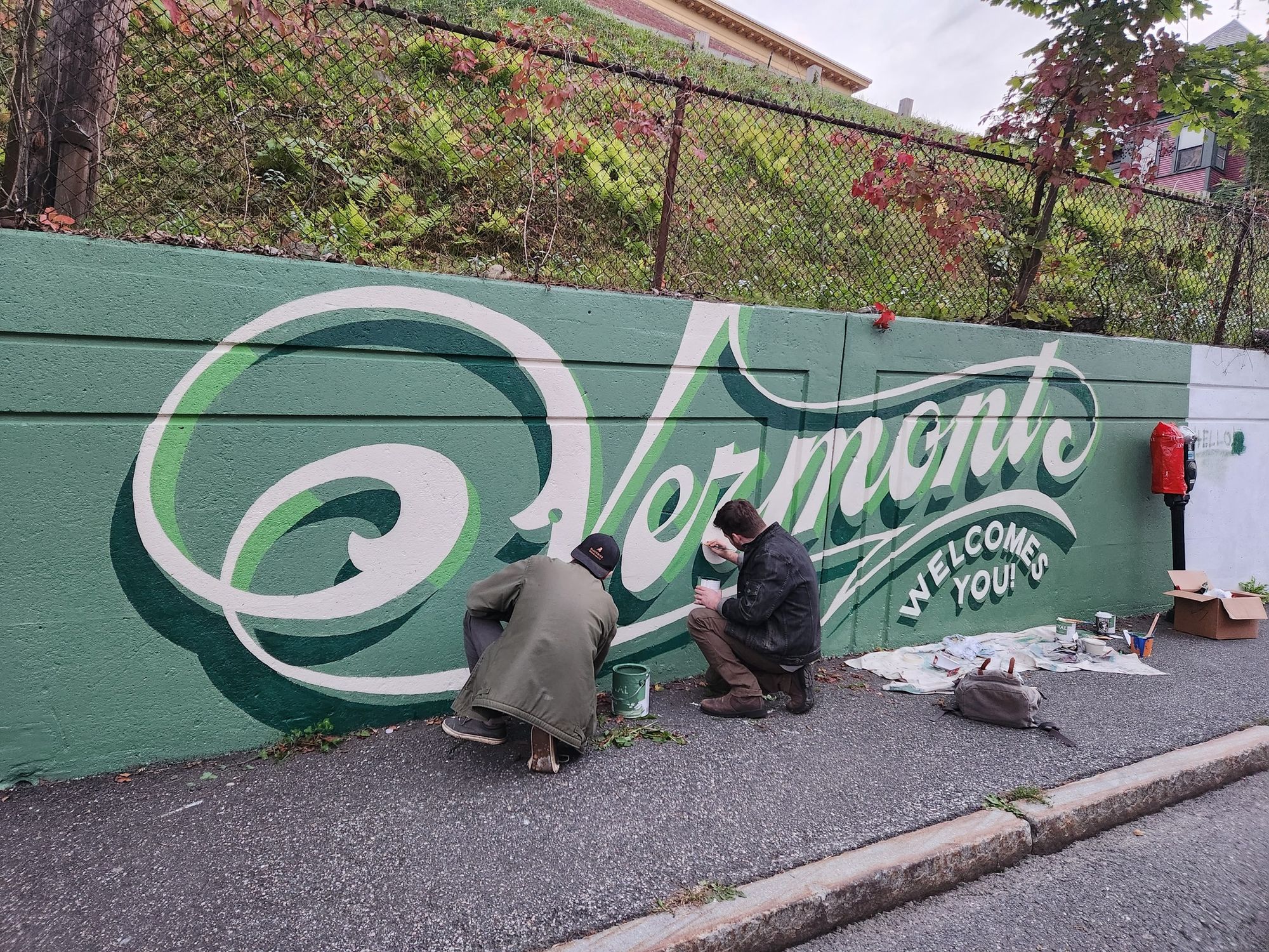  The High Street Mural in Brattleboro