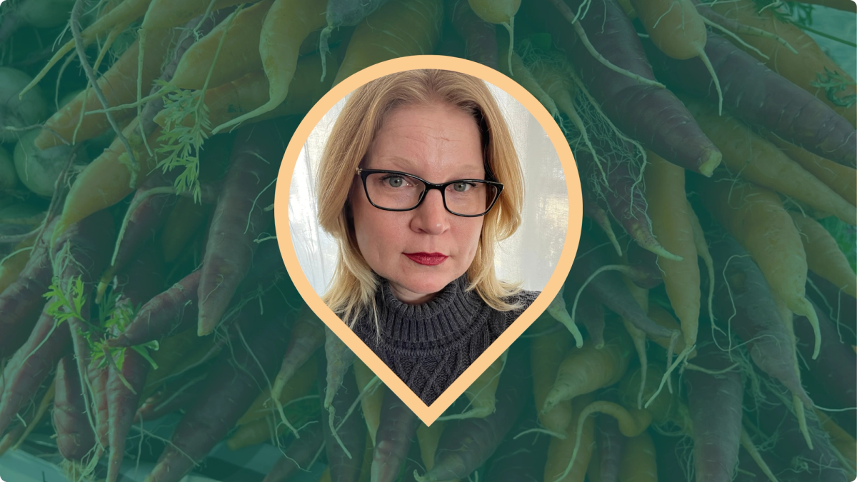 Betty Reece, Market Manager at the Ellington Farmers Market